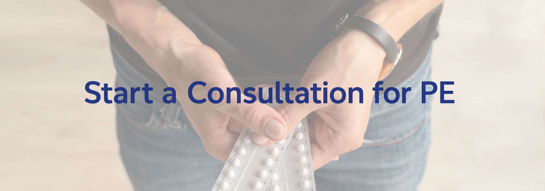 starting a consultation for premature ejaculation